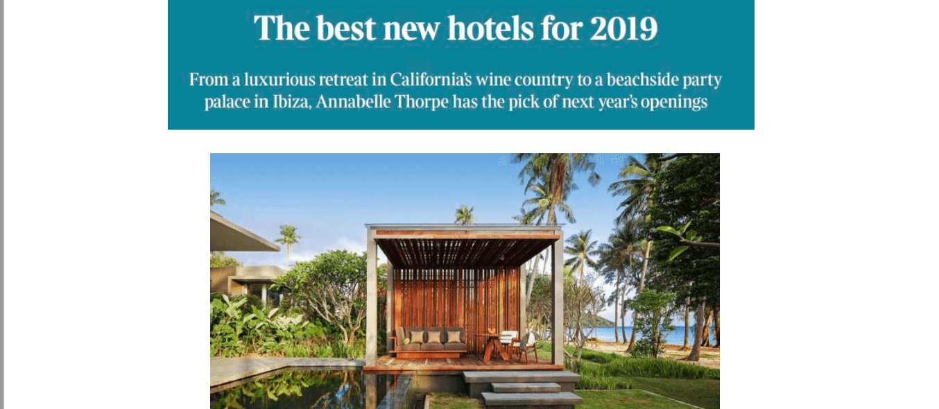 arthaus hotels press Times Online