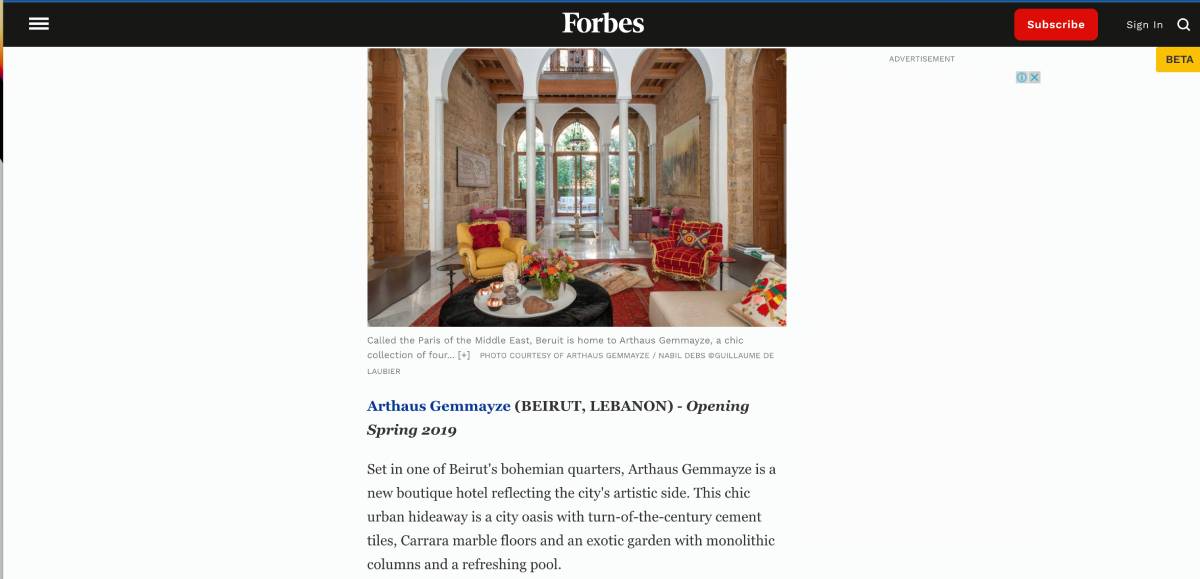 Forbes Online – January 2019